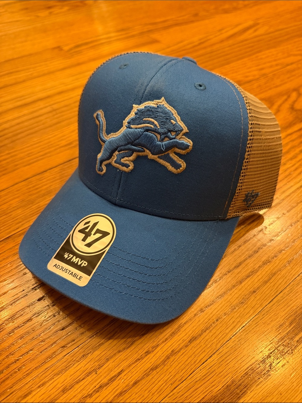 Men's '47 Blue Detroit Lions Flagship MVP
Snapback Hat